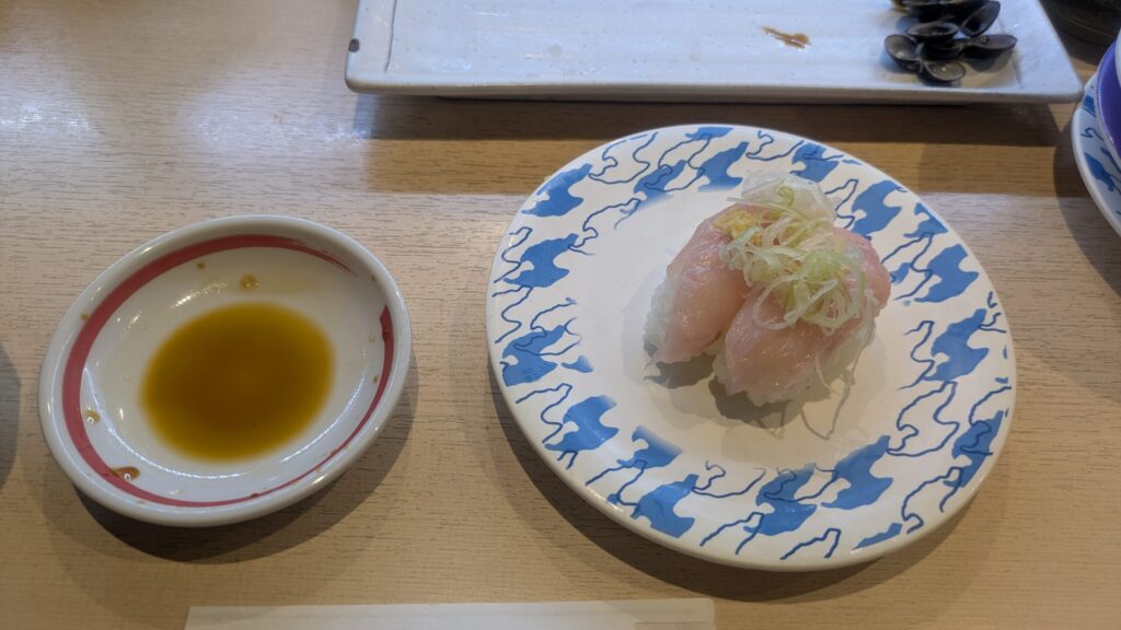 回転寿司 弁慶で食べた寿司