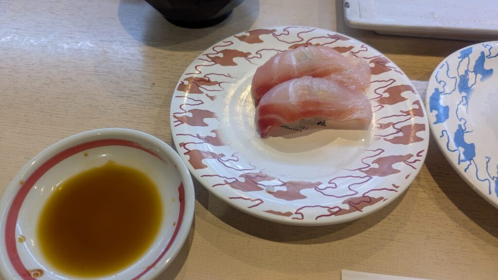 回転寿司 弁慶で食べた寿司