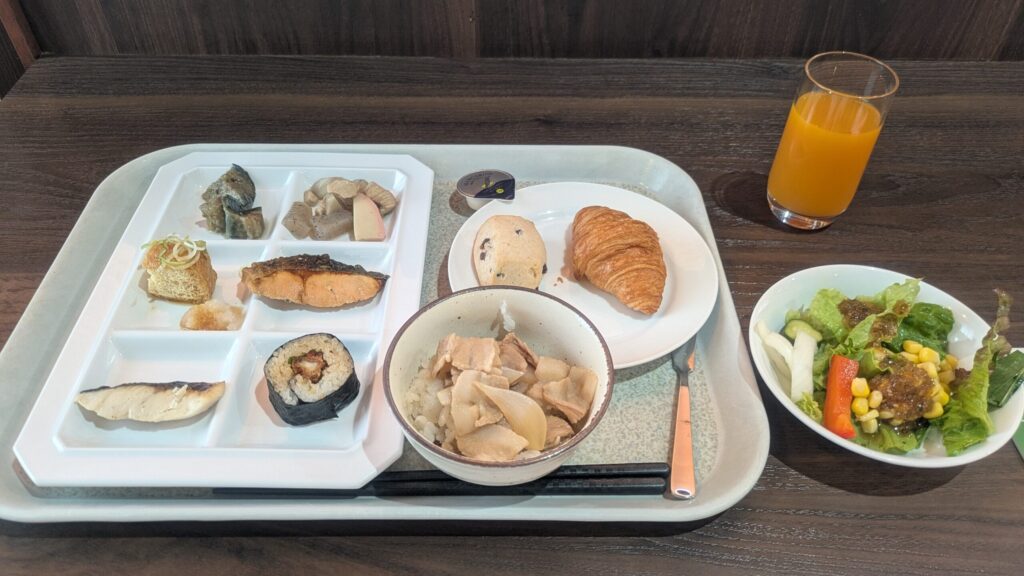 ジュラクステイ新潟の朝食