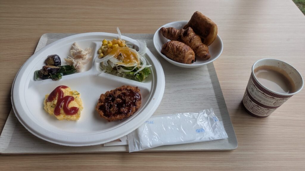 月岡温泉 風鈴屋の朝食ビュッフェ